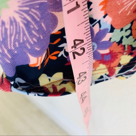 Lularoe Orange floral Plus Nicole Dress Size 3XL - Picture 5 of 6